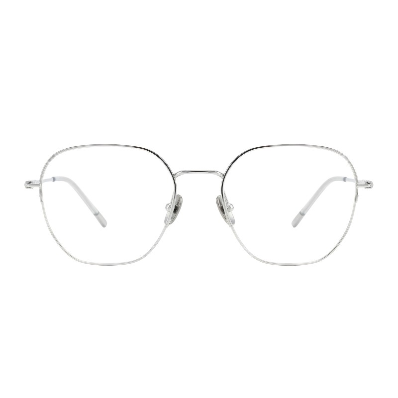 Polygon Silver Eyeglasses