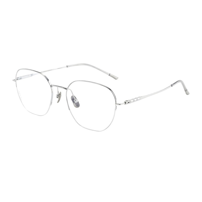 Polygon Silver Eyeglasses