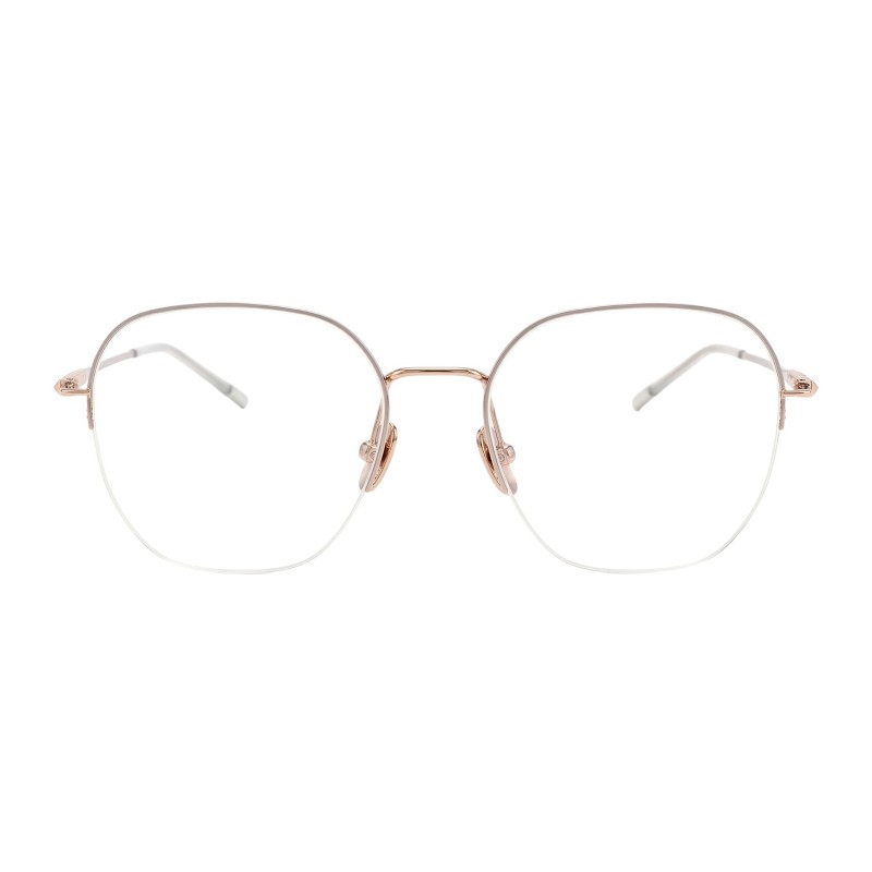 Polygon White Eyeglasses