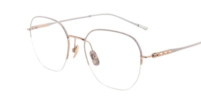 Polygon White Eyeglasses