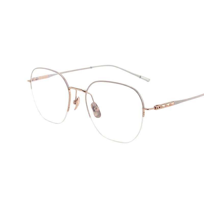 Polygon White Eyeglasses
