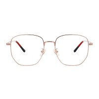 Polygon  Rose Gold Eyeglasses