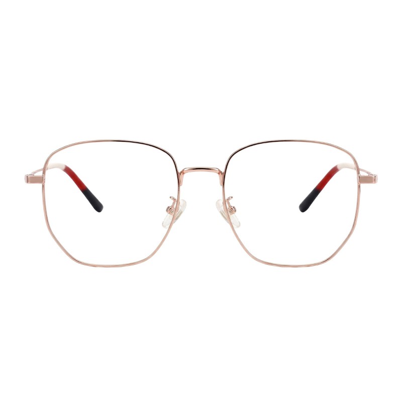 Polygon  Rose Gold Eyeglasses