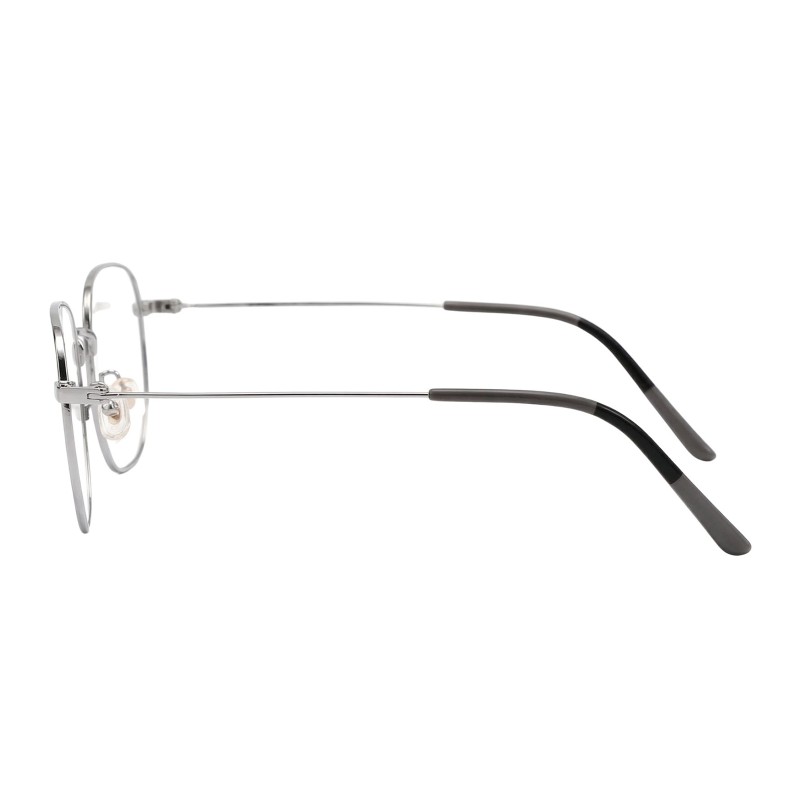 Polygon Silver Eyeglasses