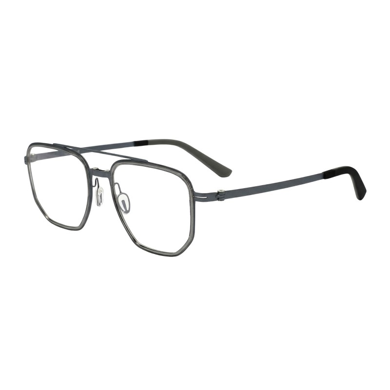 Polygon Black Eyeglasses