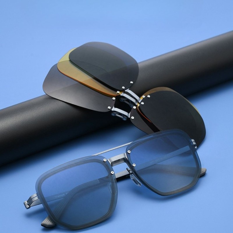 Polygon Black Eyeglasses