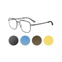 Polygon Gray Eyeglasses