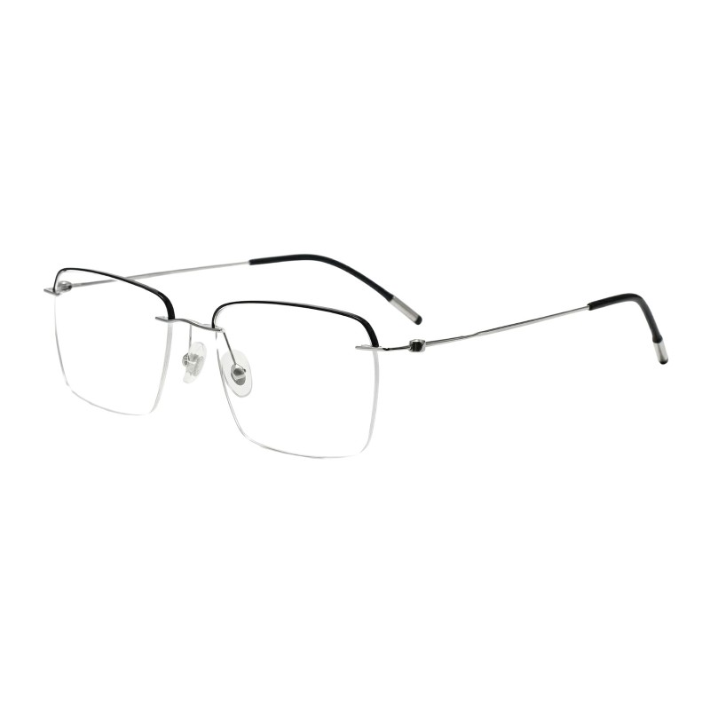 Rectangle Black Eyeglasses