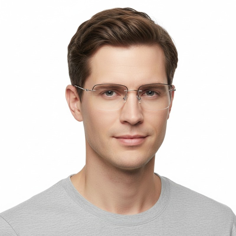 Rectangle Black Eyeglasses