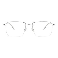 Rectangle Silver Eyeglasses