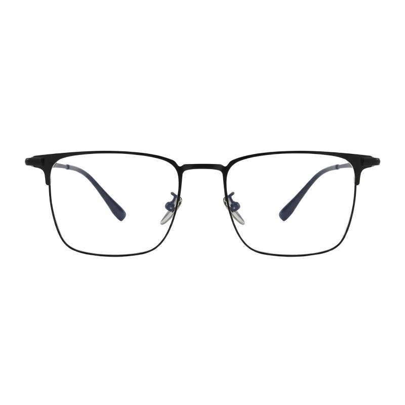  Rectangle Black Eyeglasses