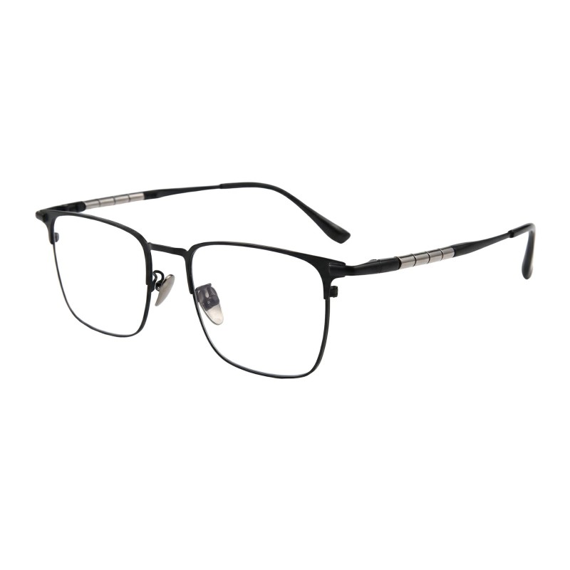  Rectangle Black Eyeglasses