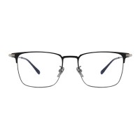  Rectangle Black Gunmetal Eyeglasses