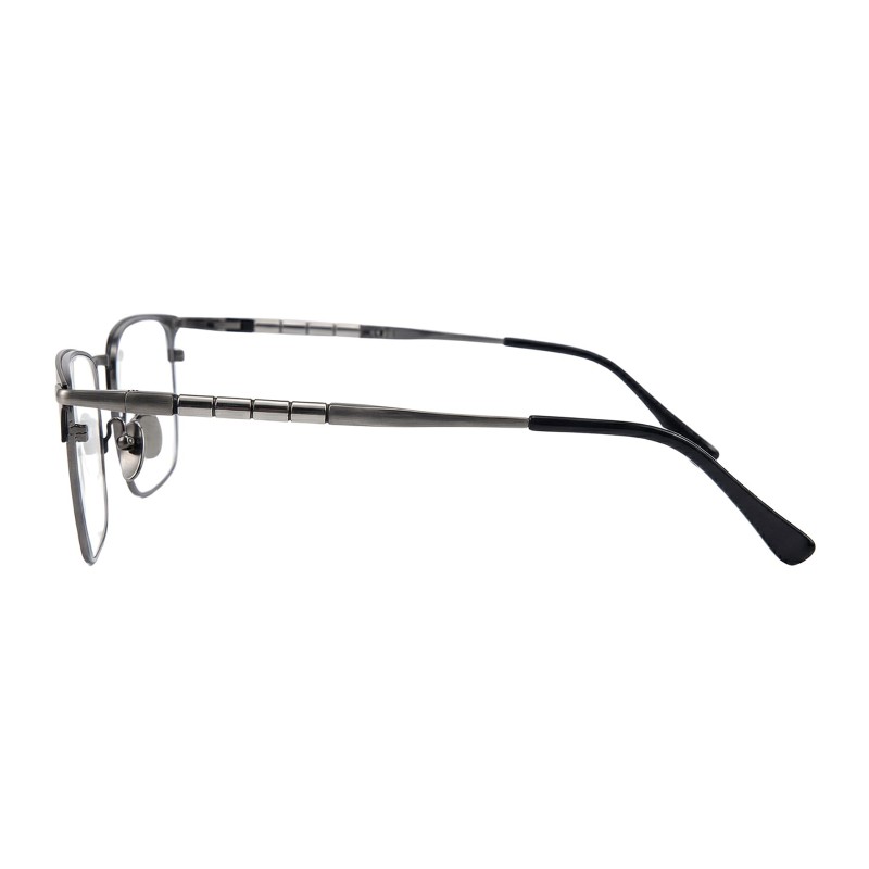  Rectangle Black Gunmetal Eyeglasses