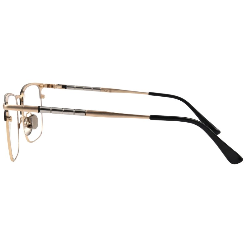  Rectangle Black Golden Eyeglasses