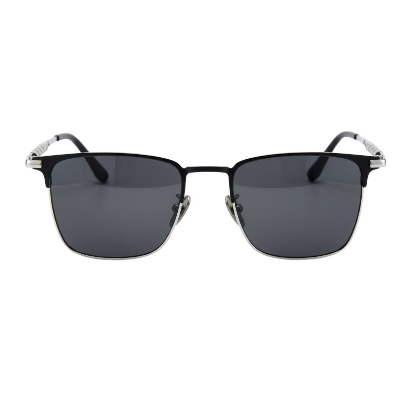  Rectangle Black Silver Eyeglasses