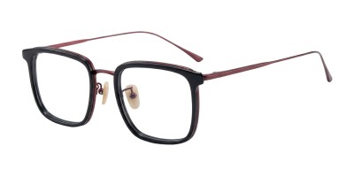 Vintage Purple Square Prescription Glasses