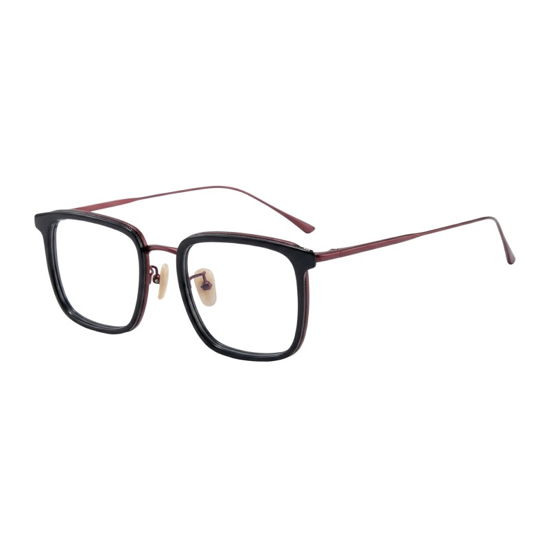 Square Purple Eyeglasses