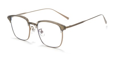 Browline Green Eyeglasses