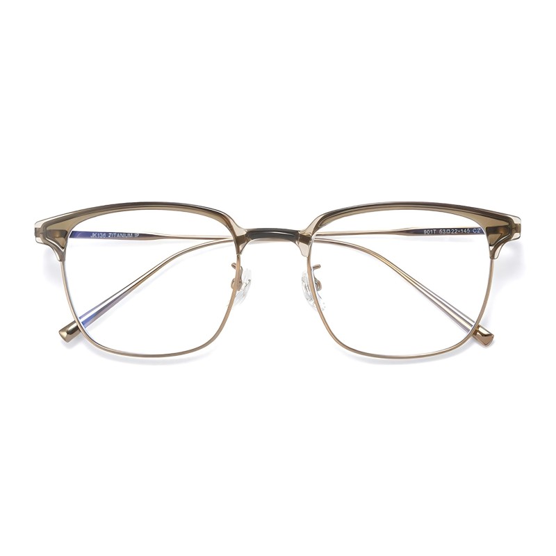 Browline Green Eyeglasses