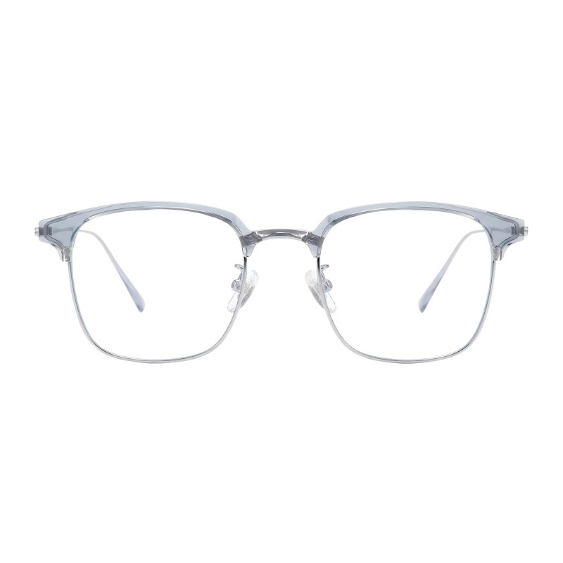 Browline Gray Eyeglasses