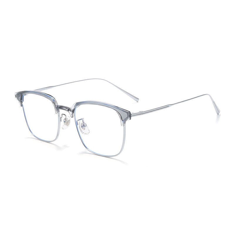 Browline Gray Eyeglasses