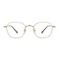 Muskegon - Polygon Champagne Eyeglasses