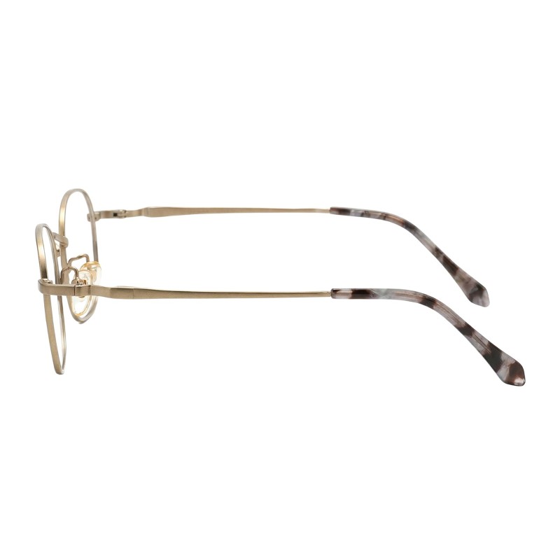 Polygon Champagne Eyeglasses