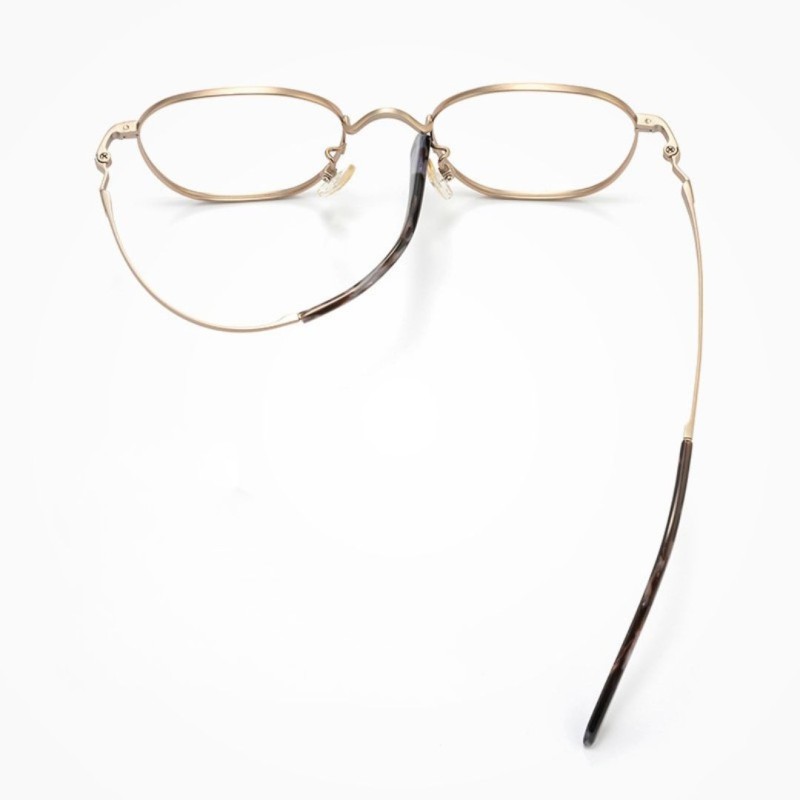 Polygon Champagne Eyeglasses