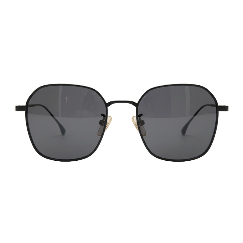 Polygon Black Eyeglasses