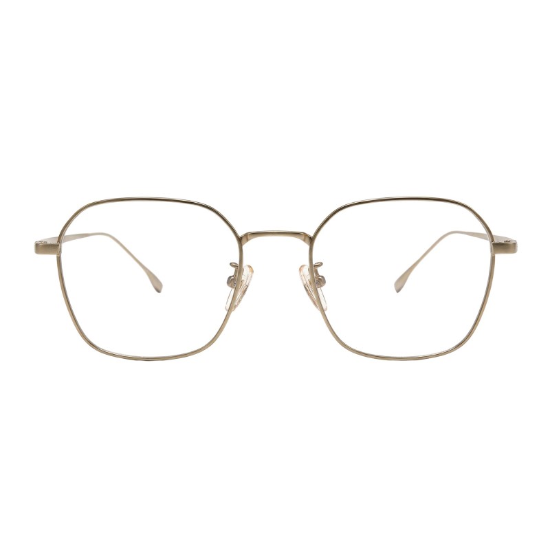 Polygon Golden Eyeglasses