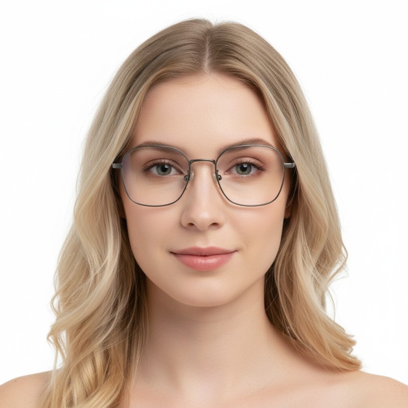 Polygon Gunnmetal Eyeglasses