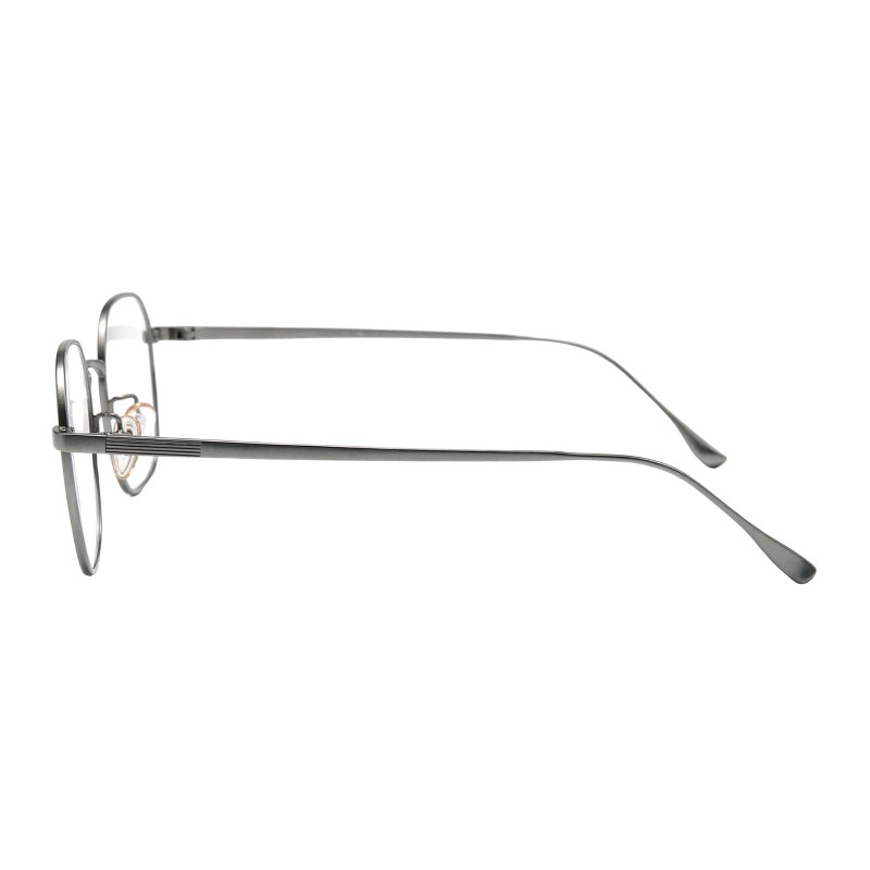 Polygon Silver Eyeglasses