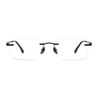 Rectangle Black Eyeglasses