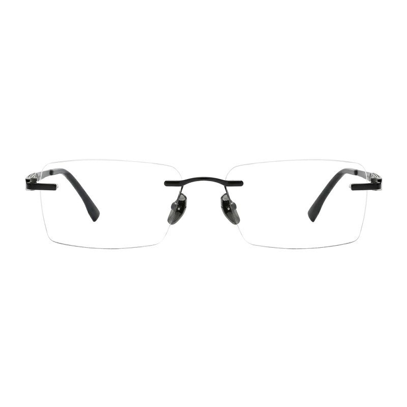 Rectangle Black Eyeglasses