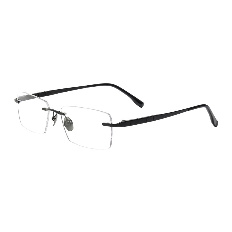 Rectangle Black Eyeglasses