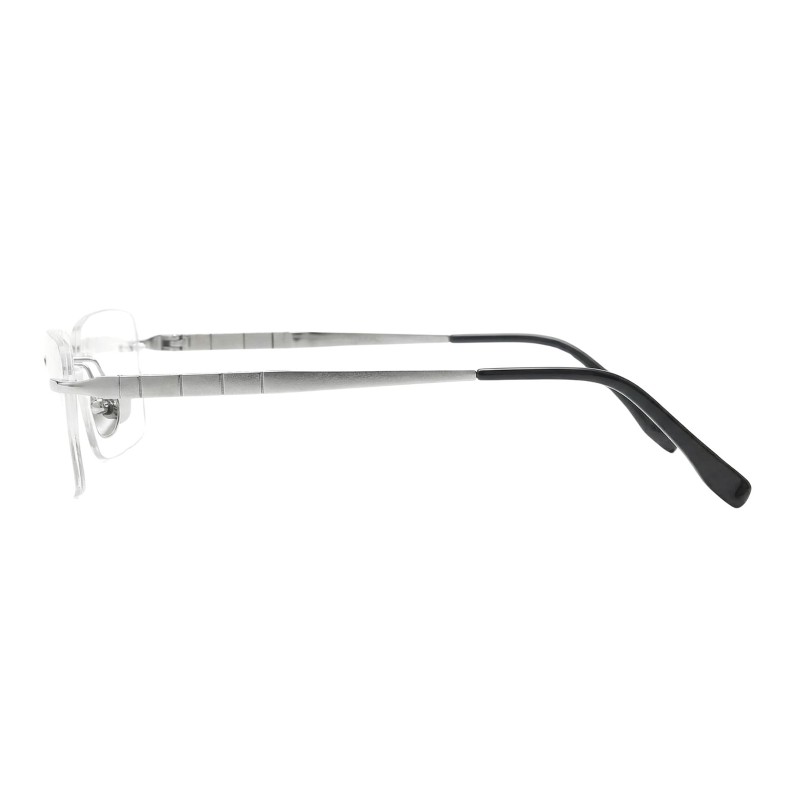 Rectangle Silver Eyeglasses
