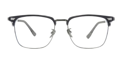 Square Gray Eyeglasses