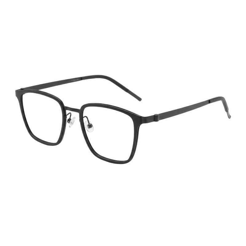 Square Black Eyeglasses