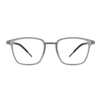 Square Gray Eyeglasses