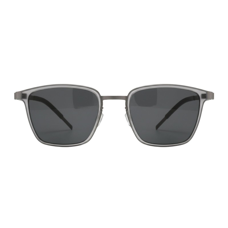 Square Gray Eyeglasses