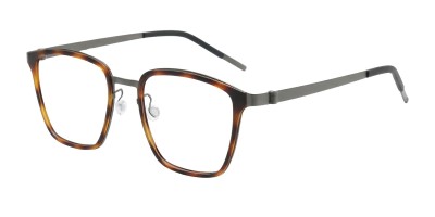 Square Tortoise Eyeglasses