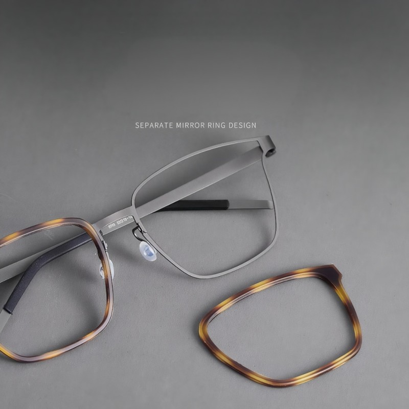 Square Tortoise Eyeglasses