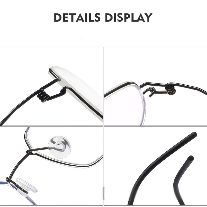 Rectangle Black Eyeglasses