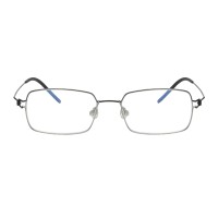 Vista - Rectangle Black Silver Eyeglasses
