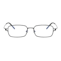 Rectangle Gunmetal Eyeglasses