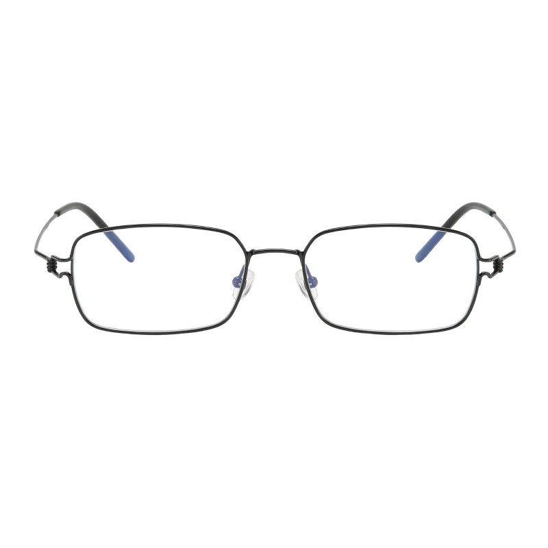 Rectangle Gunmetal Eyeglasses