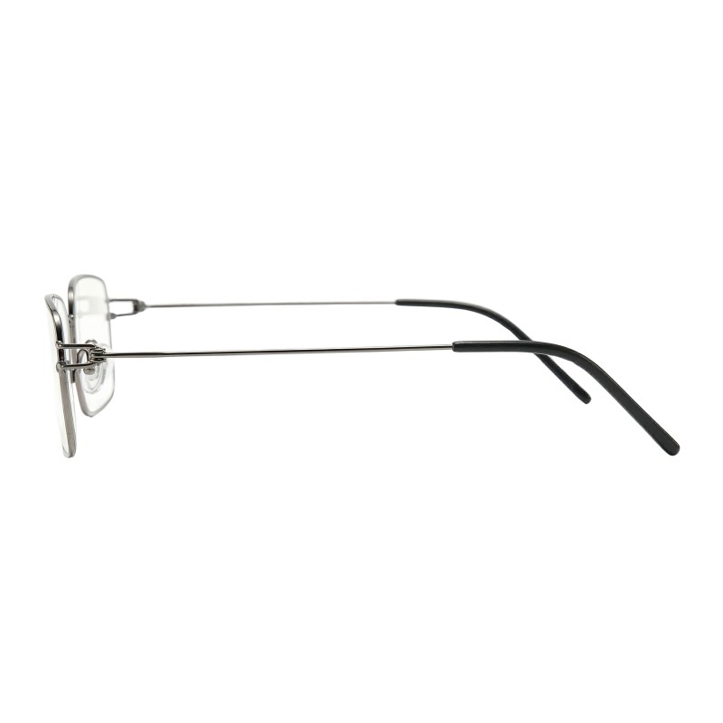 Rectangle Gunmetal Eyeglasses
