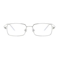 Rectangle Silver Eyeglasses