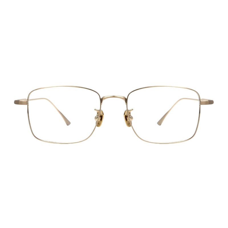 Square Golden Eyeglasses